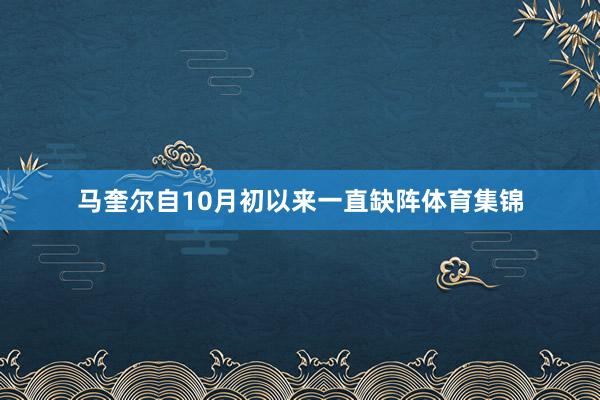 马奎尔自10月初以来一直缺阵体育集锦