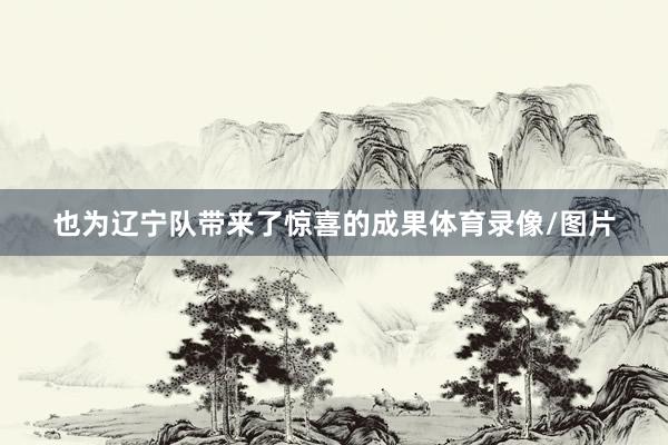 也为辽宁队带来了惊喜的成果体育录像/图片