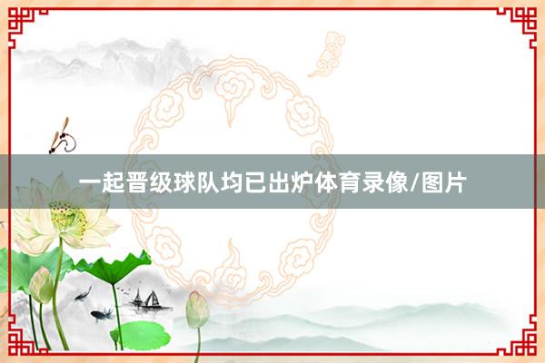 一起晋级球队均已出炉体育录像/图片