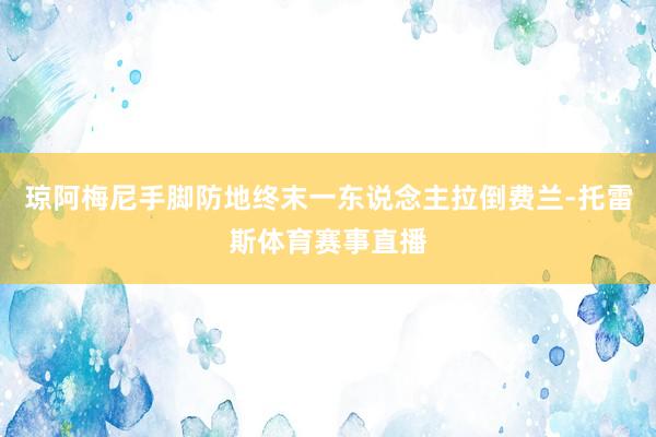琼阿梅尼手脚防地终末一东说念主拉倒费兰-托雷斯体育赛事直播