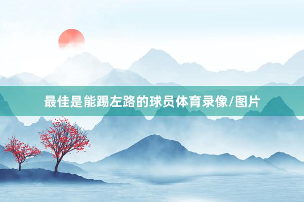 最佳是能踢左路的球员体育录像/图片