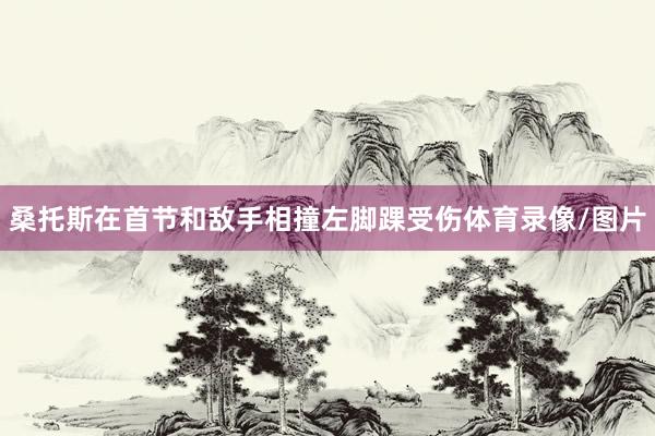 桑托斯在首节和敌手相撞左脚踝受伤体育录像/图片