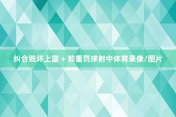 纠合毁坏上篮 + 郑重罚球射中体育录像/图片