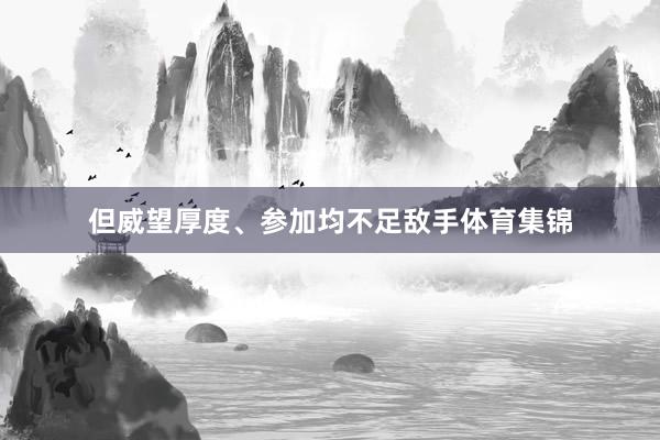 但威望厚度、参加均不足敌手体育集锦